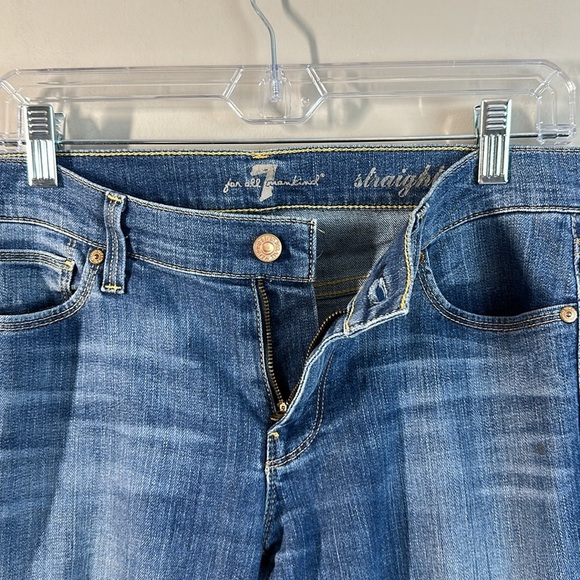 7 For All Mankind Straight Leg Jeans Size 28 - Picture 11 of 15
